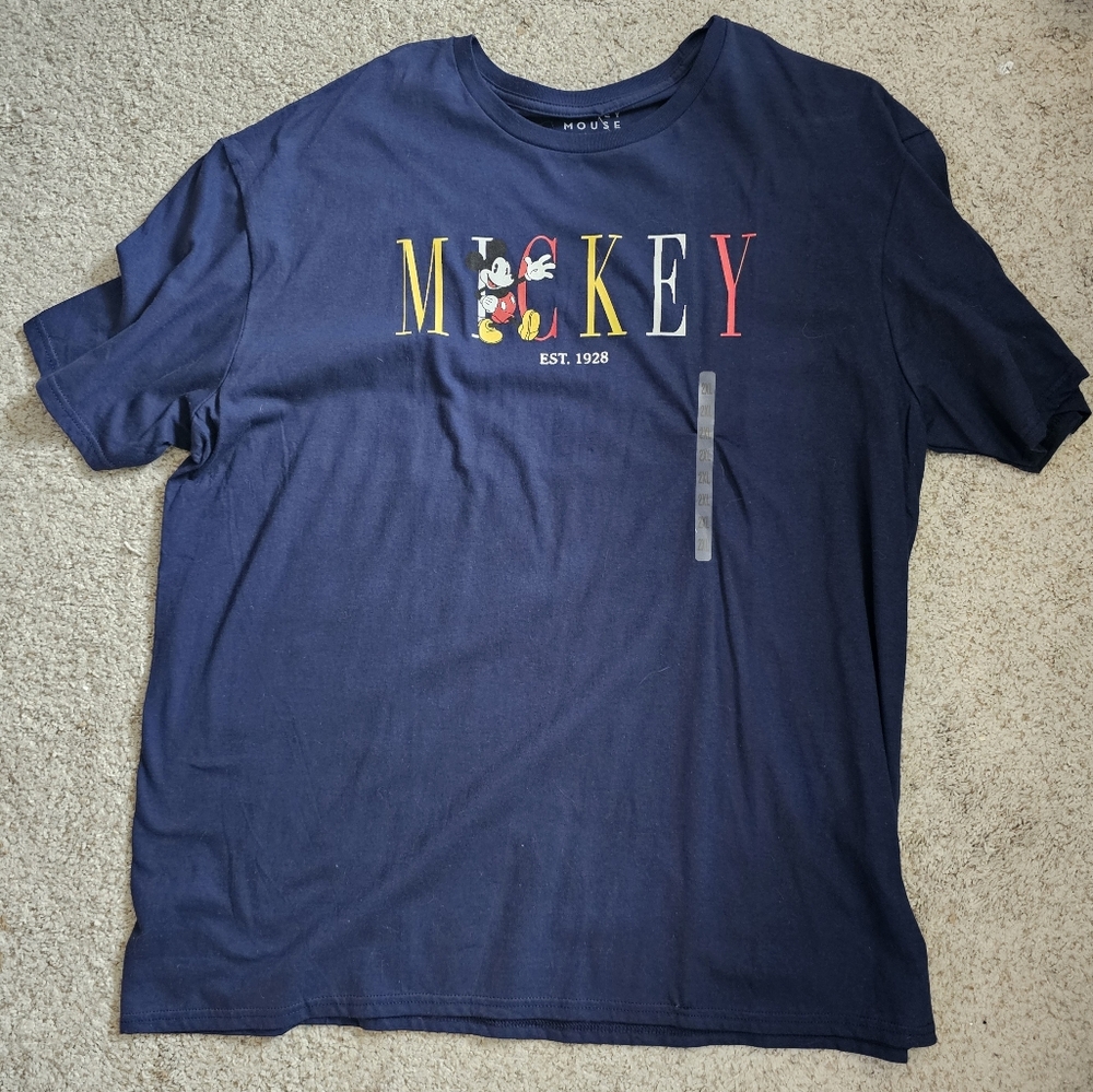 Disney Blue Mickey Mouse Tee